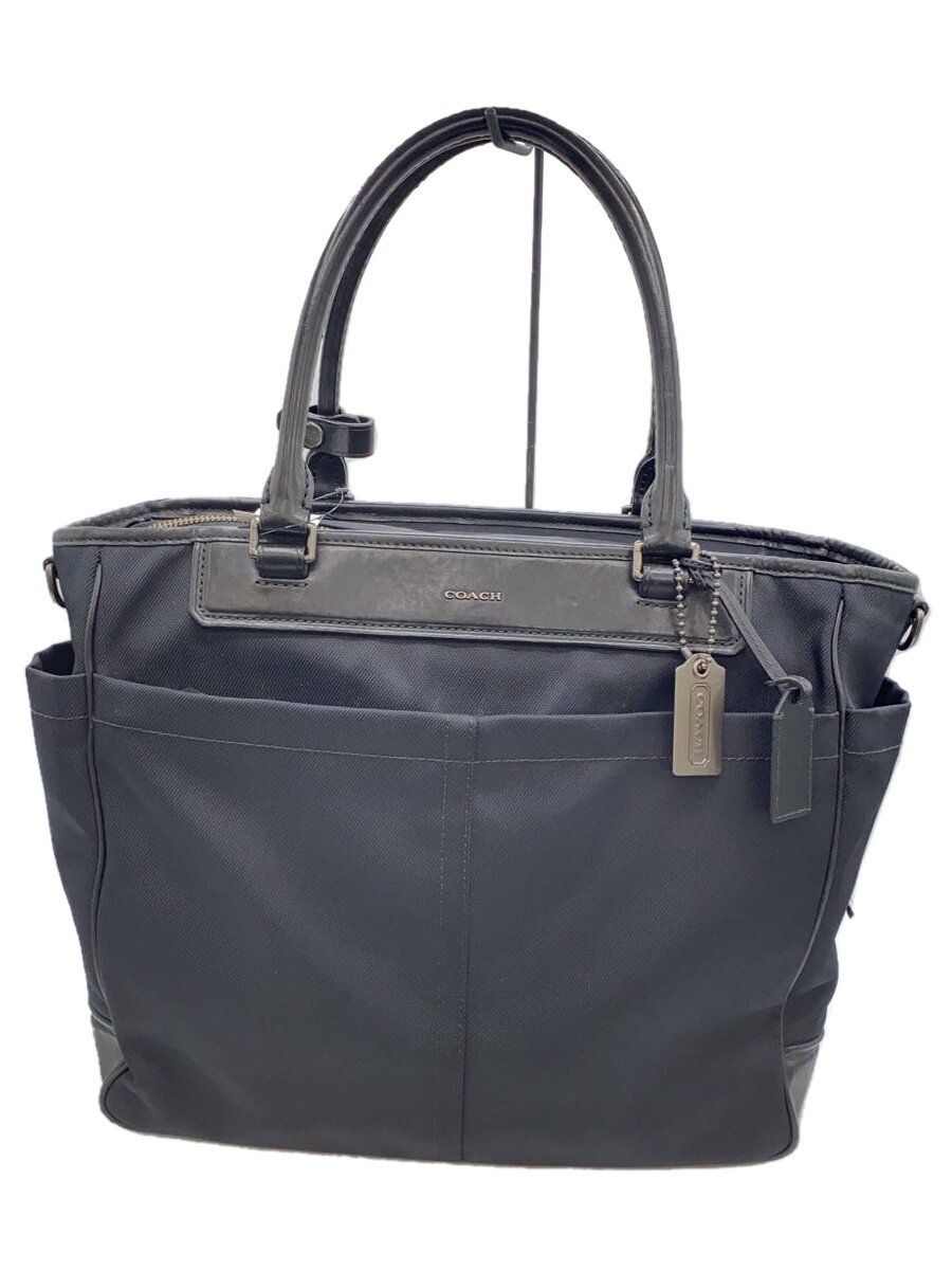 【中古】COACH◆ブリーフ入れもの/ナイロン/BLK/70634【御徒面子】
