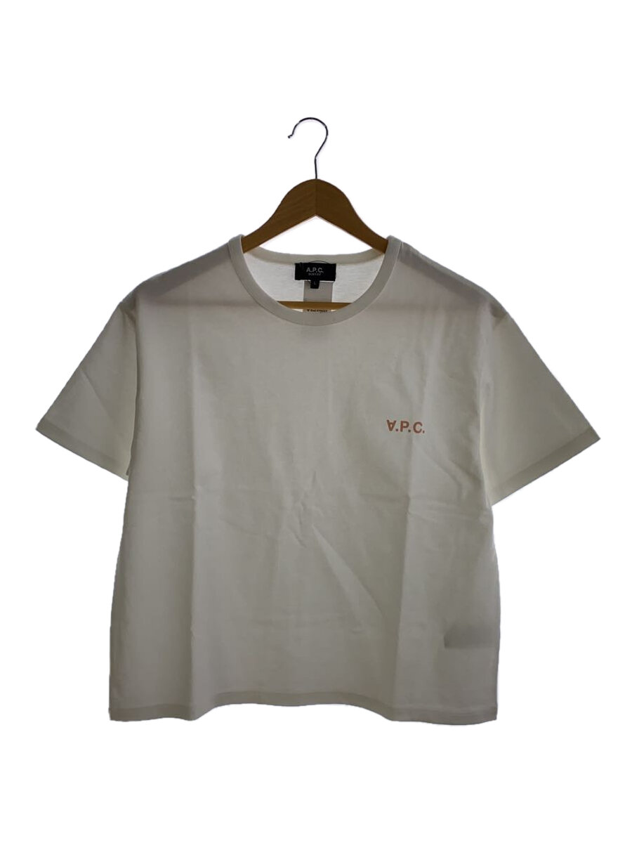 【中古】A.P.C.◆ティーシャツ/L/綿織物/WHT//【レディース御召しもの】