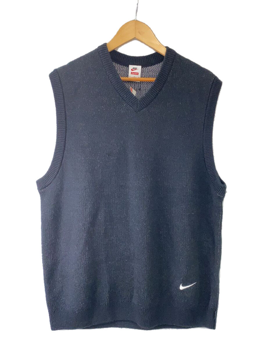 【中古】Supreme◆編み物・プルオーバー(朦々たる)/XL/ポリエステル/BLK/HF9638-010//【メンズウェア】