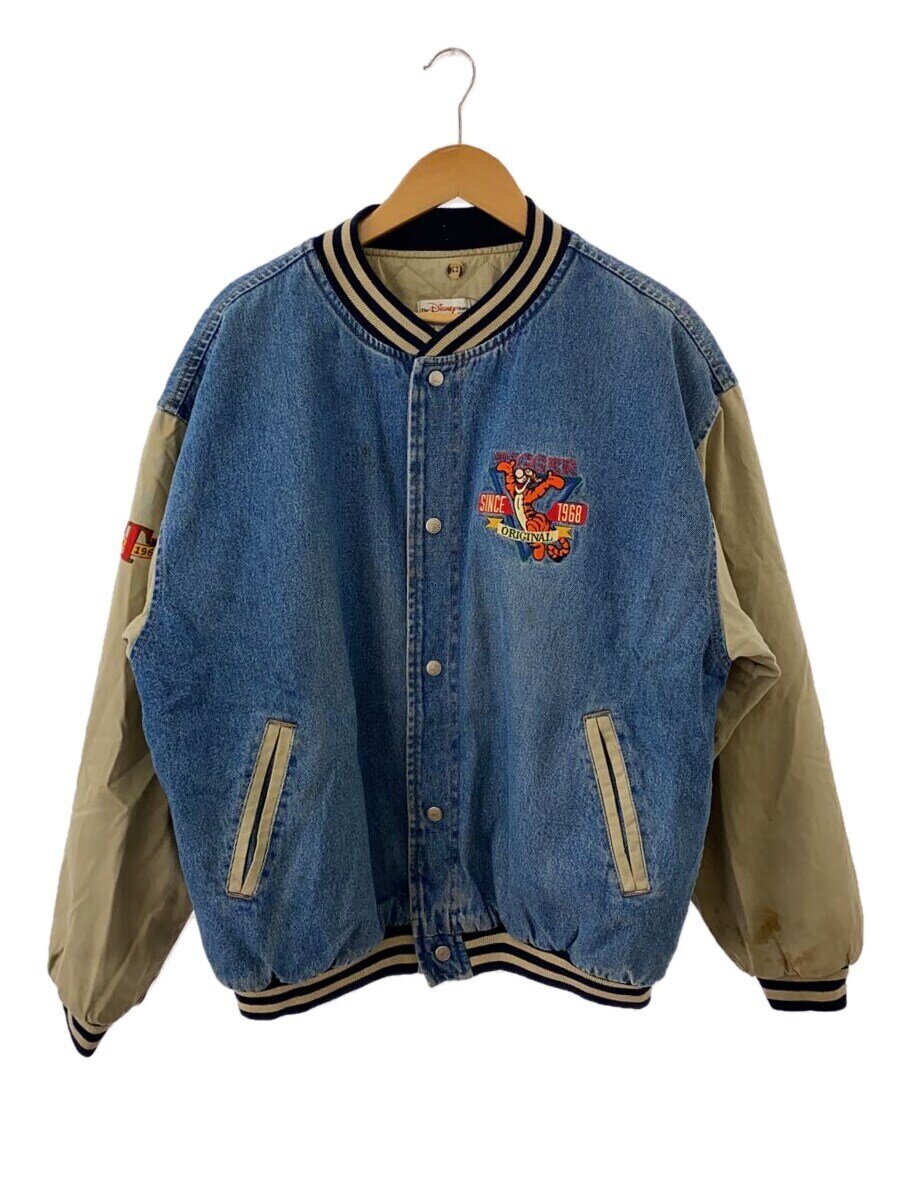 【中古】Disney VINTAGE◆スタジャン/L/デニム/IDG【メンズウェア】|2nd STREET 店