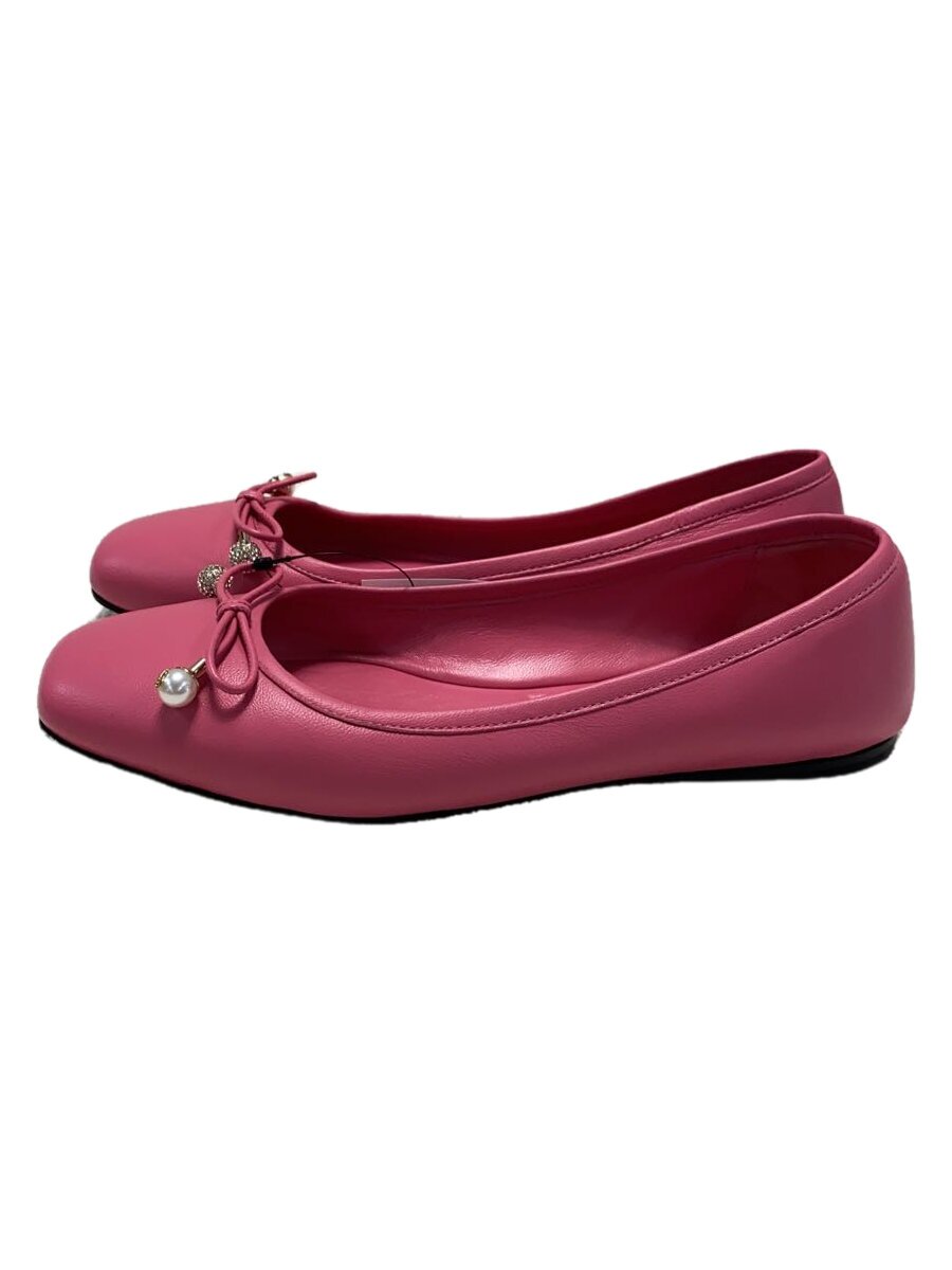 【中古】JIMMY CHOO◆木目細かパンプス/--/PNK/なめし革【シューズ】