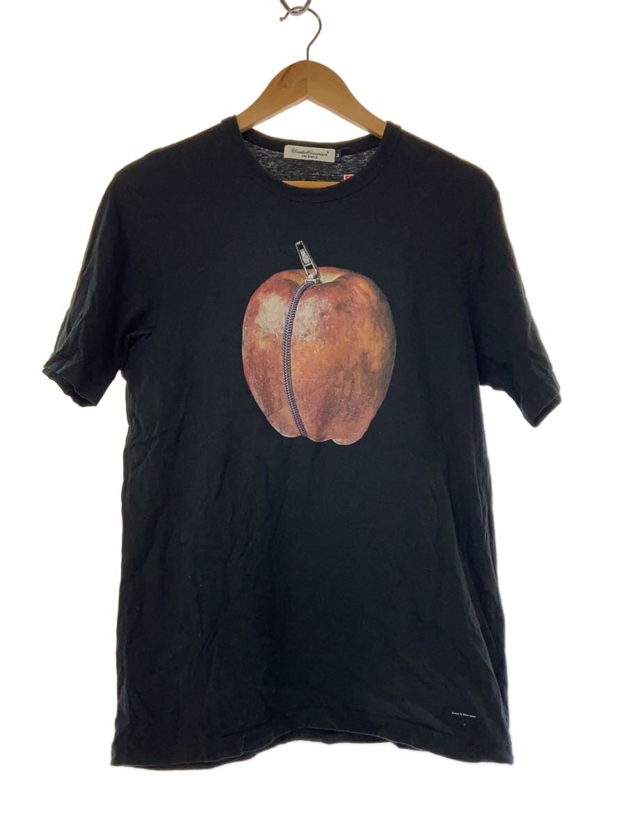 【中古】UNDERCOVER◆09SS/Apple Zip Artwork by Teemu Rytky/プルオーバー/3/綿織物/BLK/刷り上げる【メンズウェア】