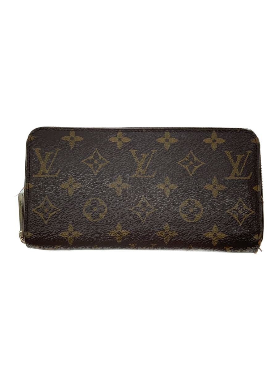 【中古】LOUIS VUITTON◆2)ジッピー・ウォレット_モノグラム・キャンバス/PVC/BRW/メンズ【服飾雑貨他】｜2ｎｄ STREET 店