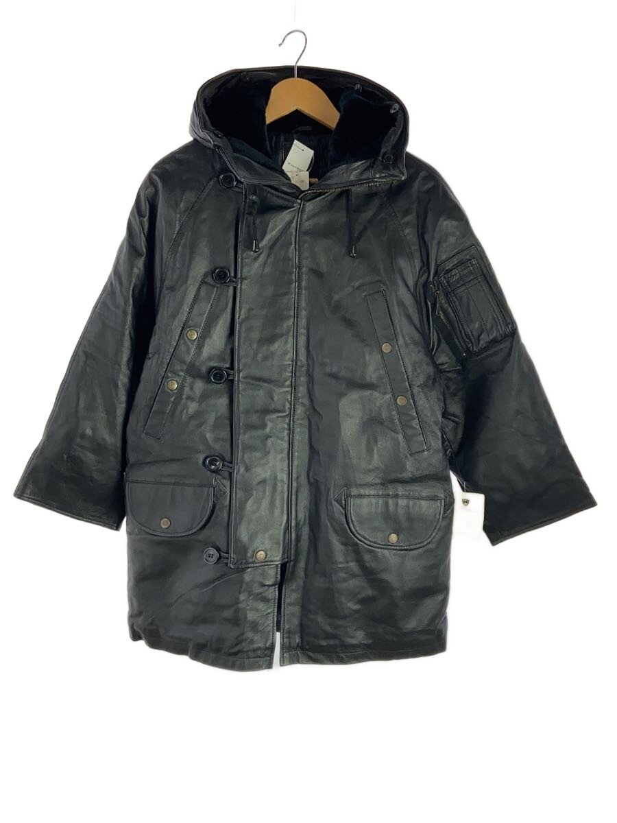 【中古】SYNDICATE/レザージャケット・ブルゾン/34/レザー/BLK/アウター【メンズウェア】｜2ｎｄ STREET 店
