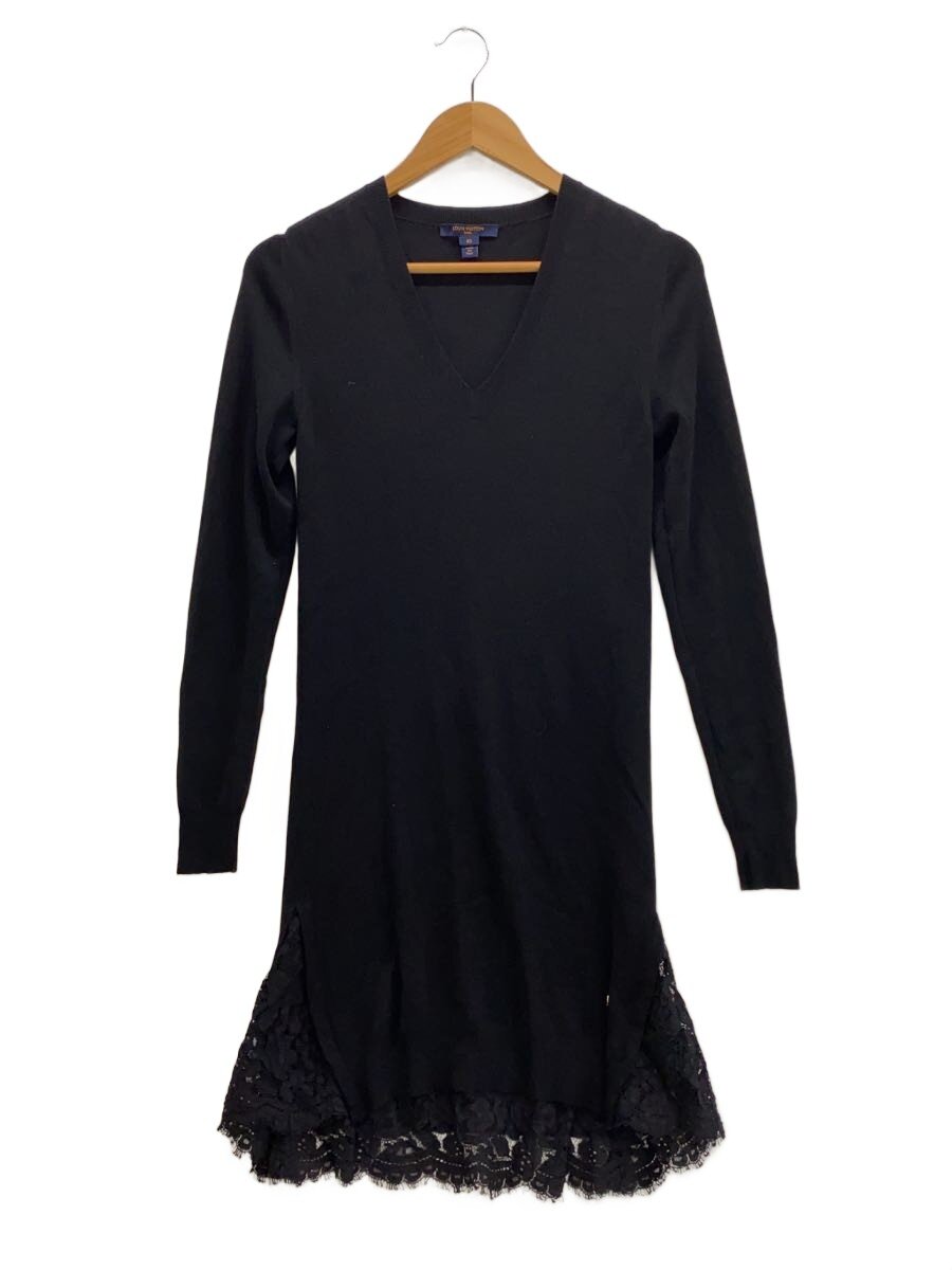 【中古】LOUIS VUITTON◆長袖衣装/XS/羊毛/BLK/rw181w fxb fekd08【レディースお召しもの】