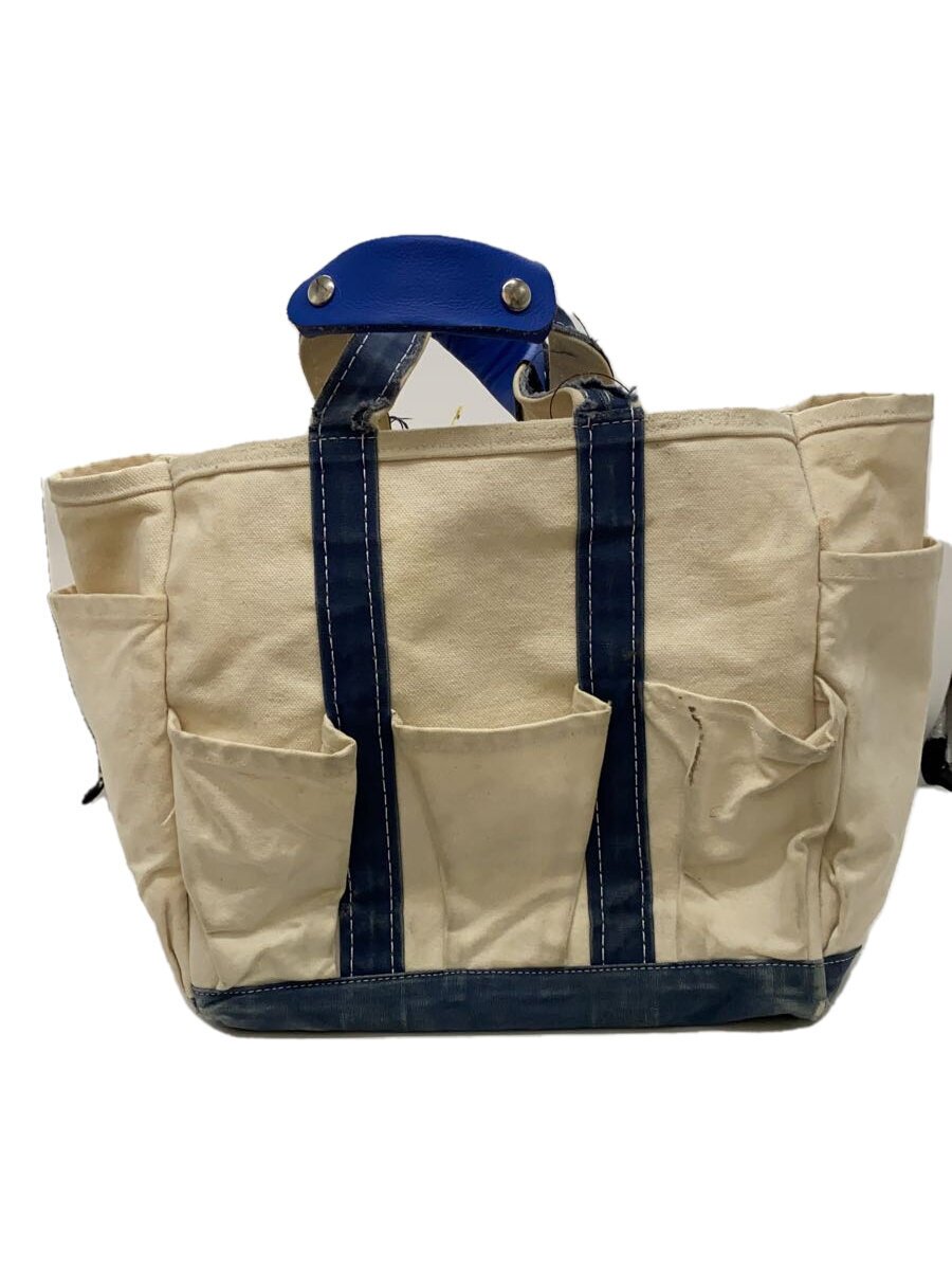 【中古】L.L.Bean◆トートバッグ/帆布/皮膚軟化剤/無地【御徒面子】