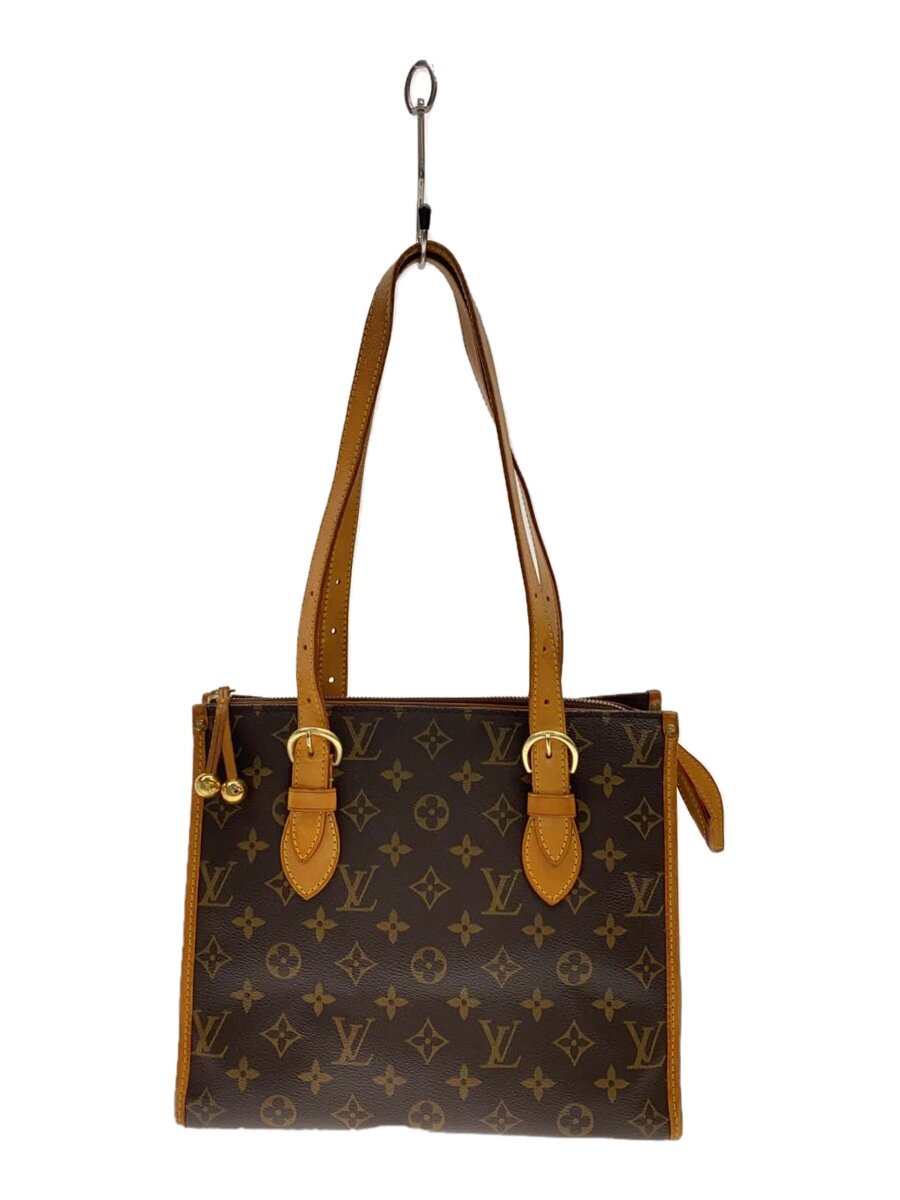 【中古】LOUIS VUITTON◆ポパンクール・オ_モノグラム・帆布_BRW/PVC/BRW【御徒面子】