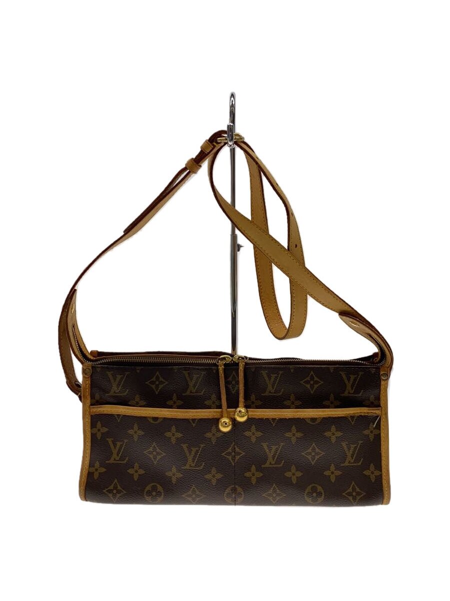【中古】LOUIS VUITTON◆ポパンクール・ロン_モノグラム・キャンバス_BRW/PVC/ブラウン/モノグラム【バッグ】|2nd STREET 店