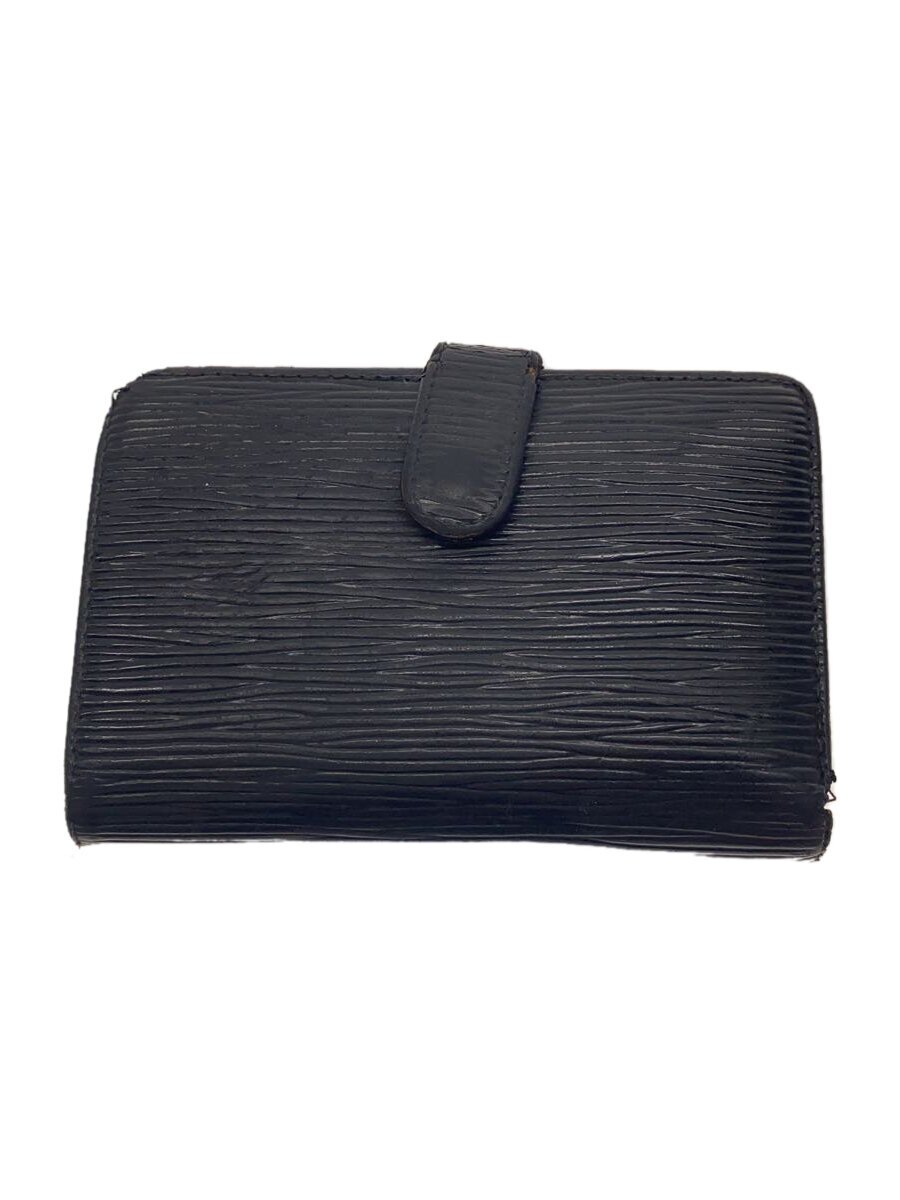 【中古】LOUIS VUITTON◆ポルト・モネ・ビエ・ヴィエノワ_エピ_BLK/レザー/BLK/メンズ【服飾雑貨他】｜2ｎｄ STREET 店