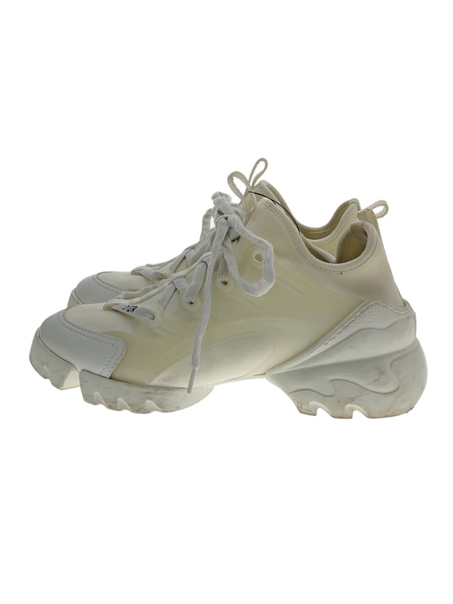 【中古】Christian Dior◆D-CONNECT/ローカットスニーカー/35.5/WHT【シューズ】
