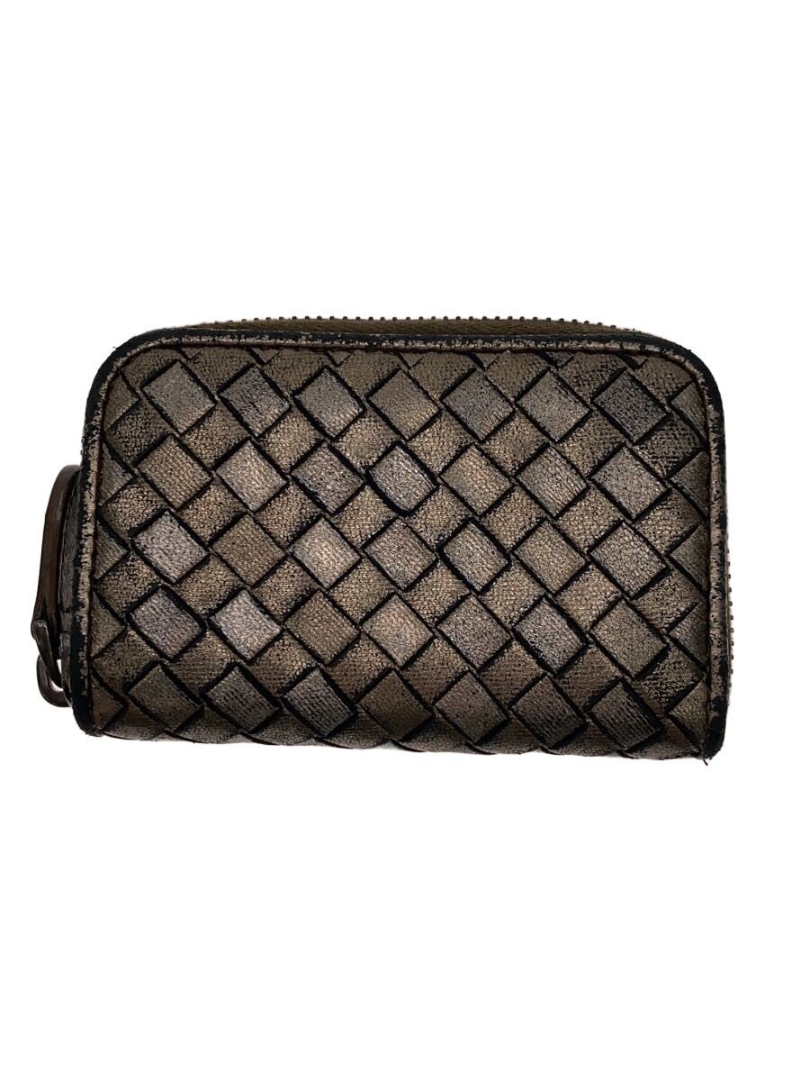 【中古】BOTTEGA VENETA◆紙入れ/なめし革/BLK/レディース【服飾雑貨他】