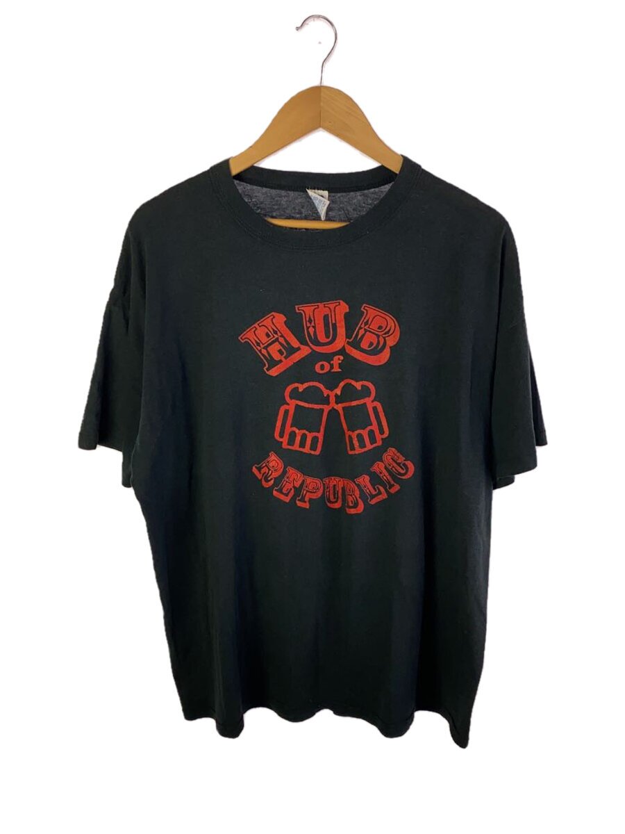 【中古】RUSSELL ATHLETIC◆プルオーバー/XL/綿織物/BLK/刷り上げる/USA/HUB【メンズウェア】
