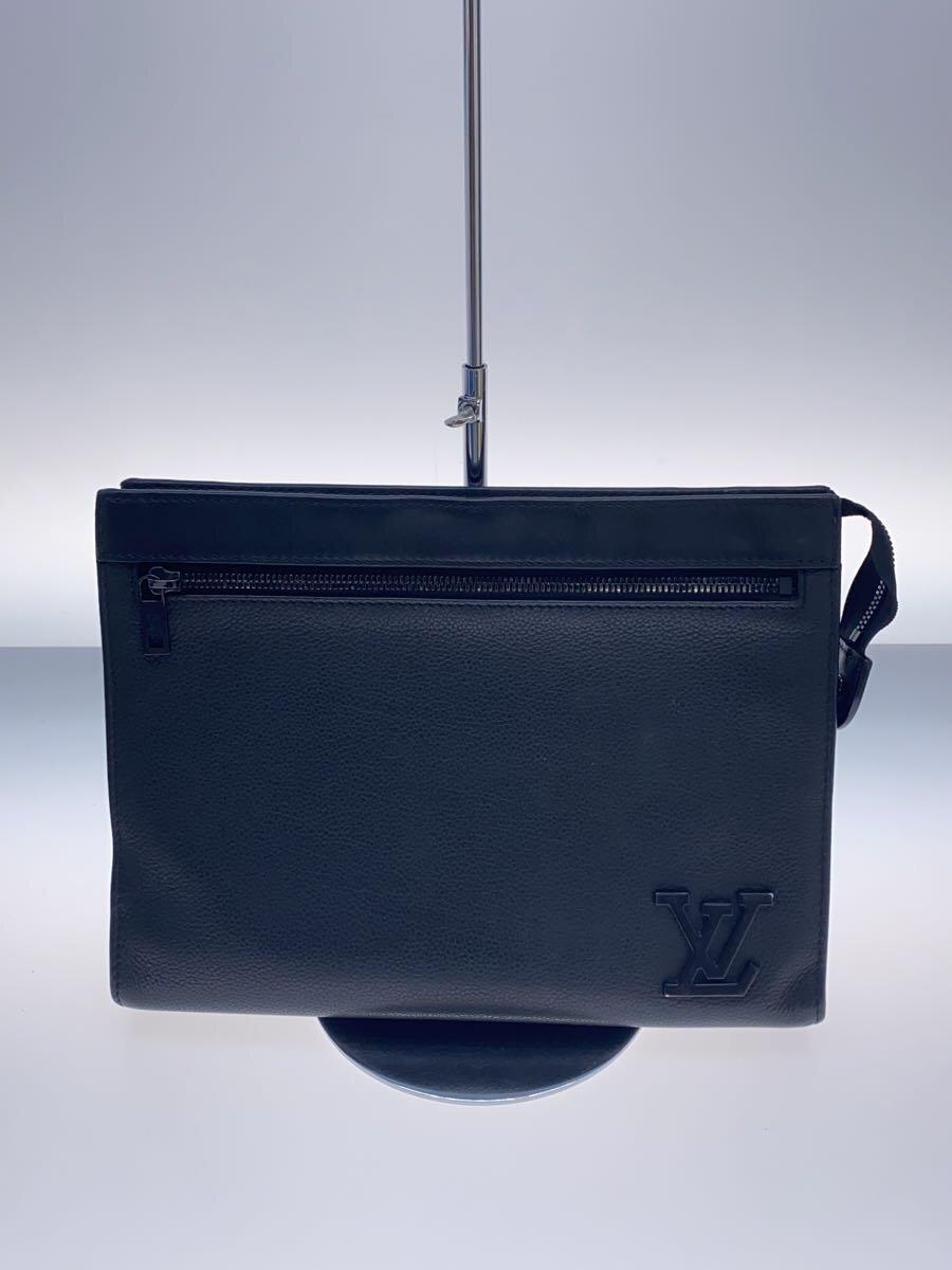 【中古】LOUIS VUITTON◆ショルダーバッグ/なめし革/BLK/M59329【御徒面子】
