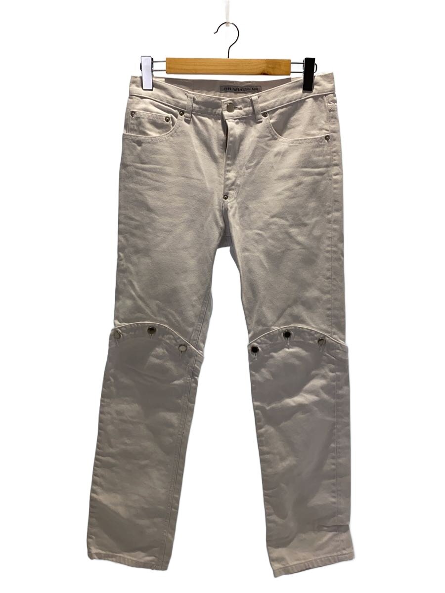 【中古】JOHN LAWRENCE SULLIVAN◆KNEE BUTTON JEANS/46/綿織物/WHT/2A011-0321-15【メンズウェア】