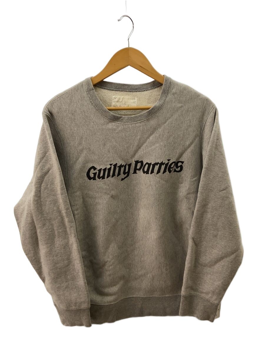 【中古】WACKO MARIA◆汗水/L/綿織物/GRY/GP-C0001-BLANKLINE-BOB-NICETIM【メンズウェア】