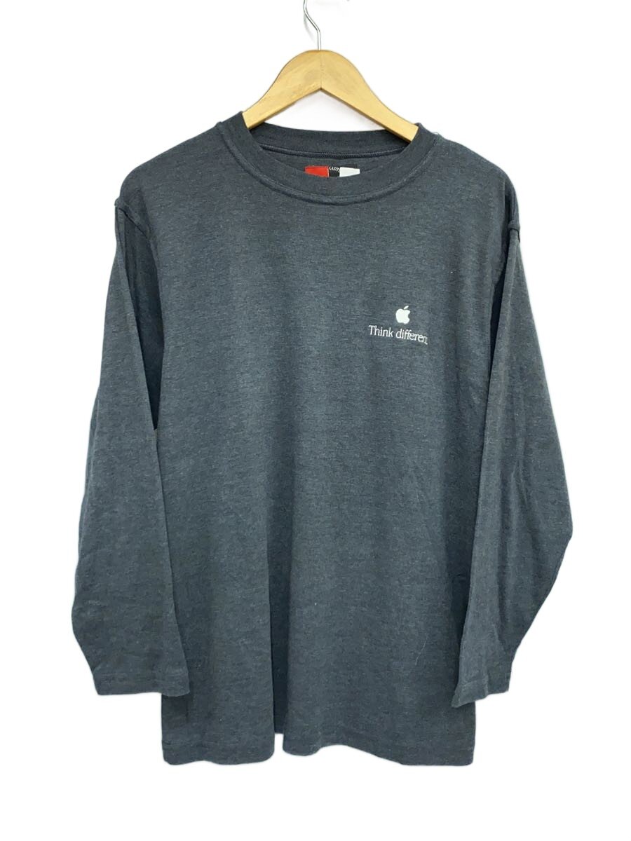 【中古】CUSTOM◆USA製/企業T/apple/長袖Tシャツ/M/コットン/GRY【メンズウェア】｜2ｎｄ STREET 店