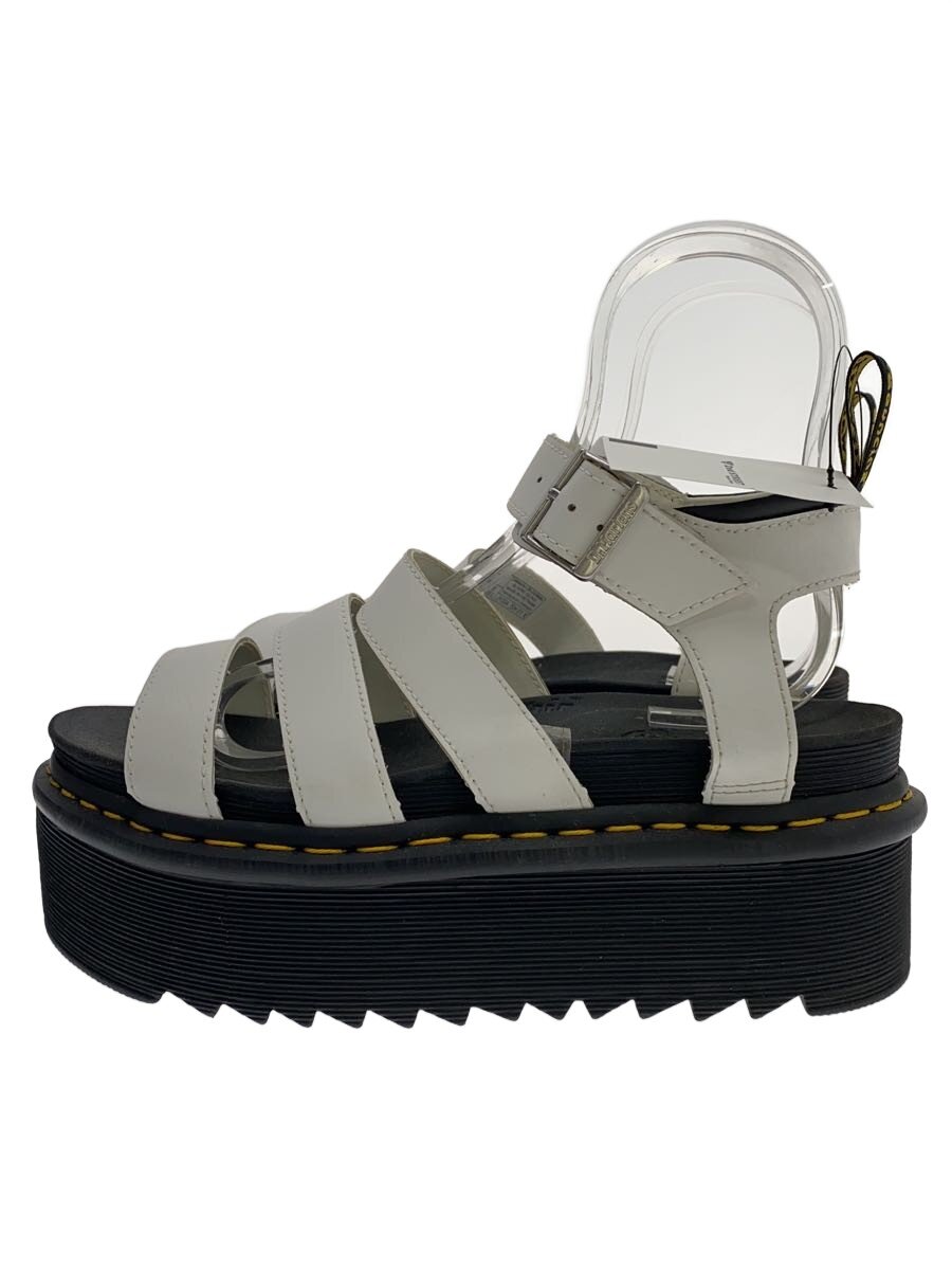【中古】Dr.Martens◆サンダル/UK9/WHT/なめし革/JY004【シューズ】