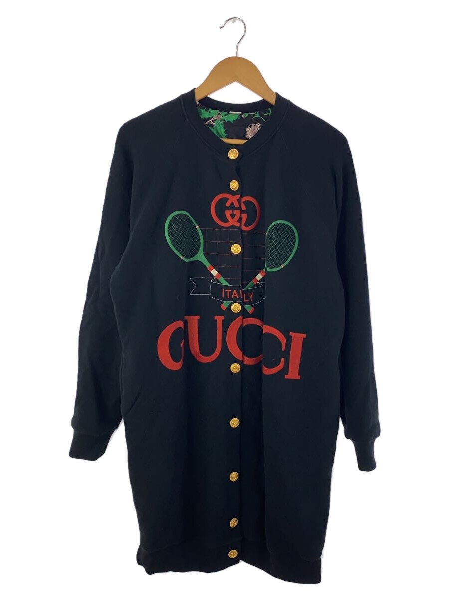 【中古】GUCCI◆ジレー(薄っぺら)/--/綿織物/BLK【メンズウェア】