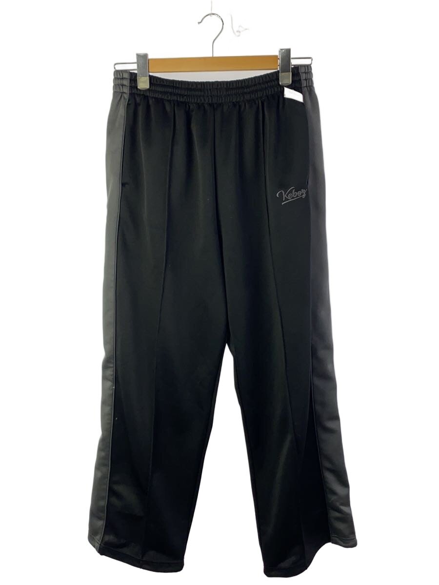 【中古】Keboz◆ICON TRACK JERSEY PANTS/下つ方/L/ポリエステル/BLK/無地【メンズウェア】