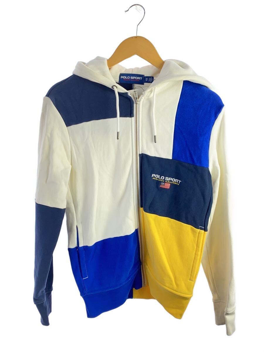 【中古】POLO SPORT◆ジップパーカー/XS/綿織物/マルチ色つや【メンズウェア】