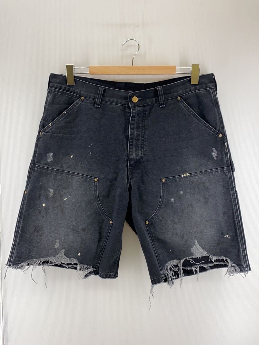 【中古】SAINT MICHAEL◆DOUBLE KNEE SHORTS/遊撃手ズボン下/L/綿織物/GRY/sm-hr8-0000-071//【メンズウェア】