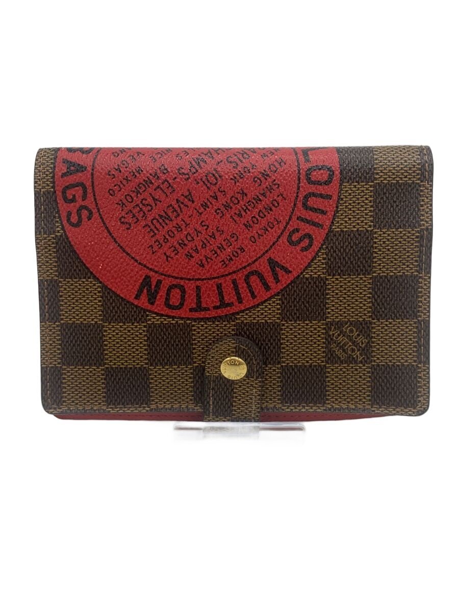 【中古】LOUIS VUITTON◆万覚え帳取りまかなう/PVC/BRW/総柄/レディース/R21040【服飾雑貨他】