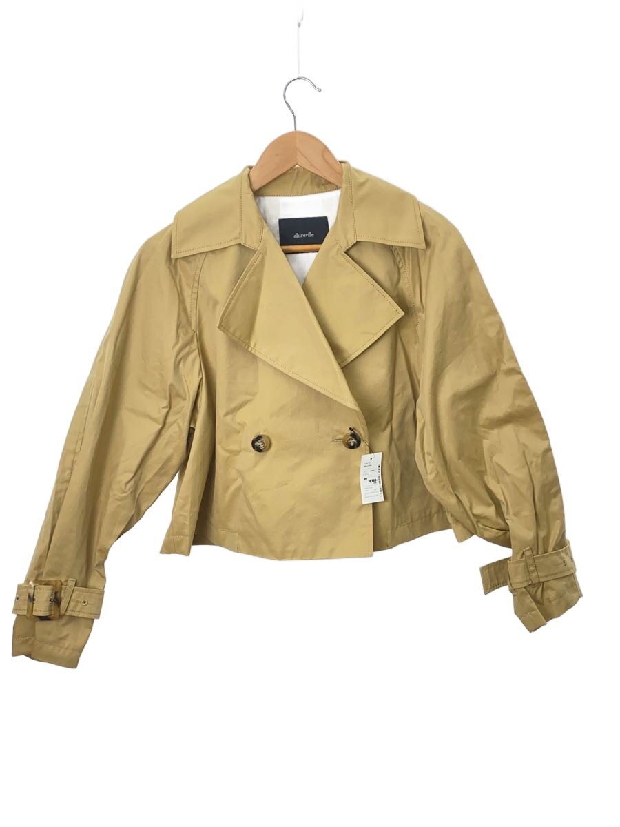 【中古】allureville◆24SS/遊撃手トレンチコート/2/綿織物/BEG/202410-17-010-11-020【レディース御召しもの】