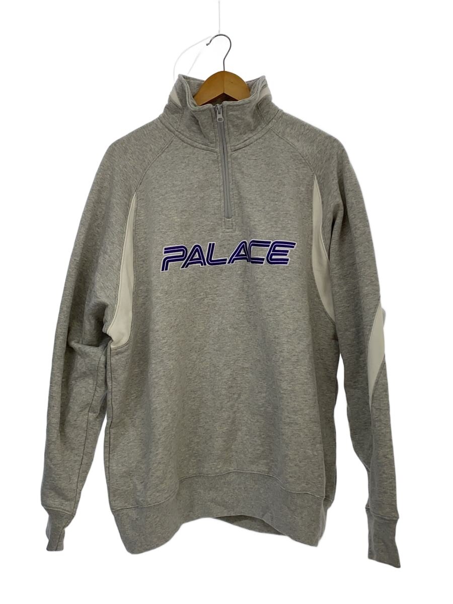 【中古】PALACE◆23AW/isnt it 1/4ZIP/ハーフジップ/スウェット/XL/コットン/GRY【メンズウェア】|2nd STREET 店