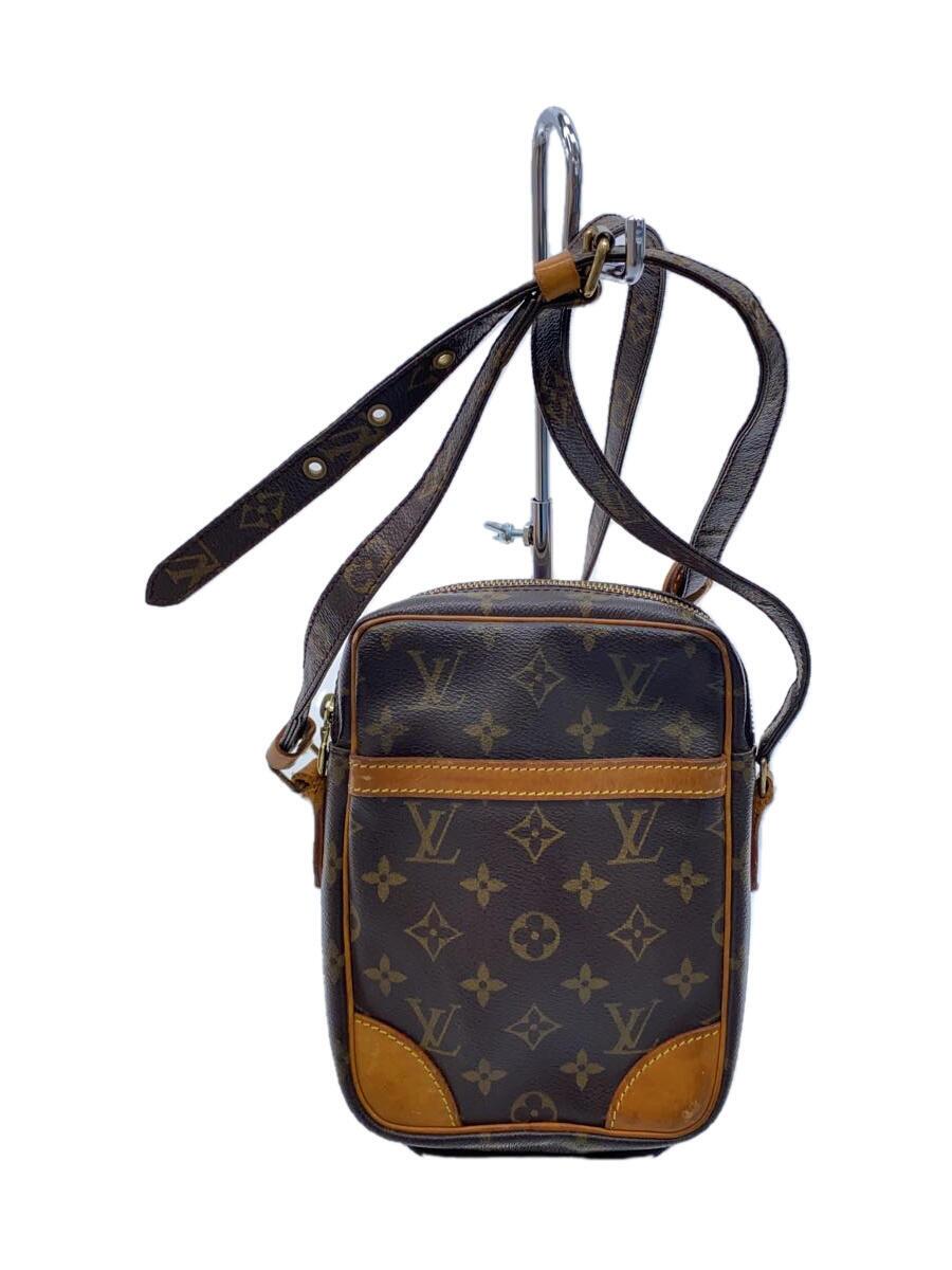 【中古】LOUIS VUITTON◆2)ダヌーブ_モノグラム・帆布_BRW/PVC/赤銅色【御徒面子】