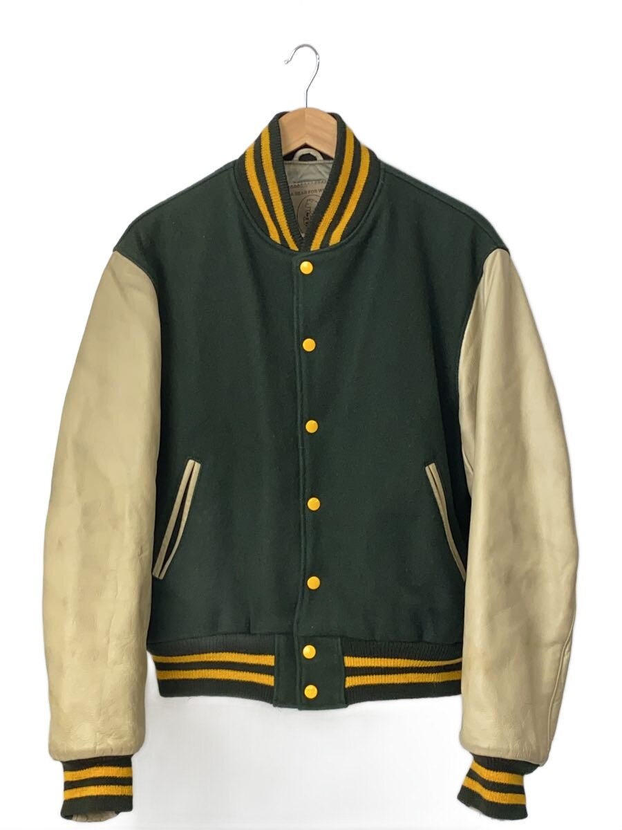 【中古】GOLDEN BEAR◆スタジャン/L/ウール/GRN【メンズウェア】｜2ｎｄ STREET 店