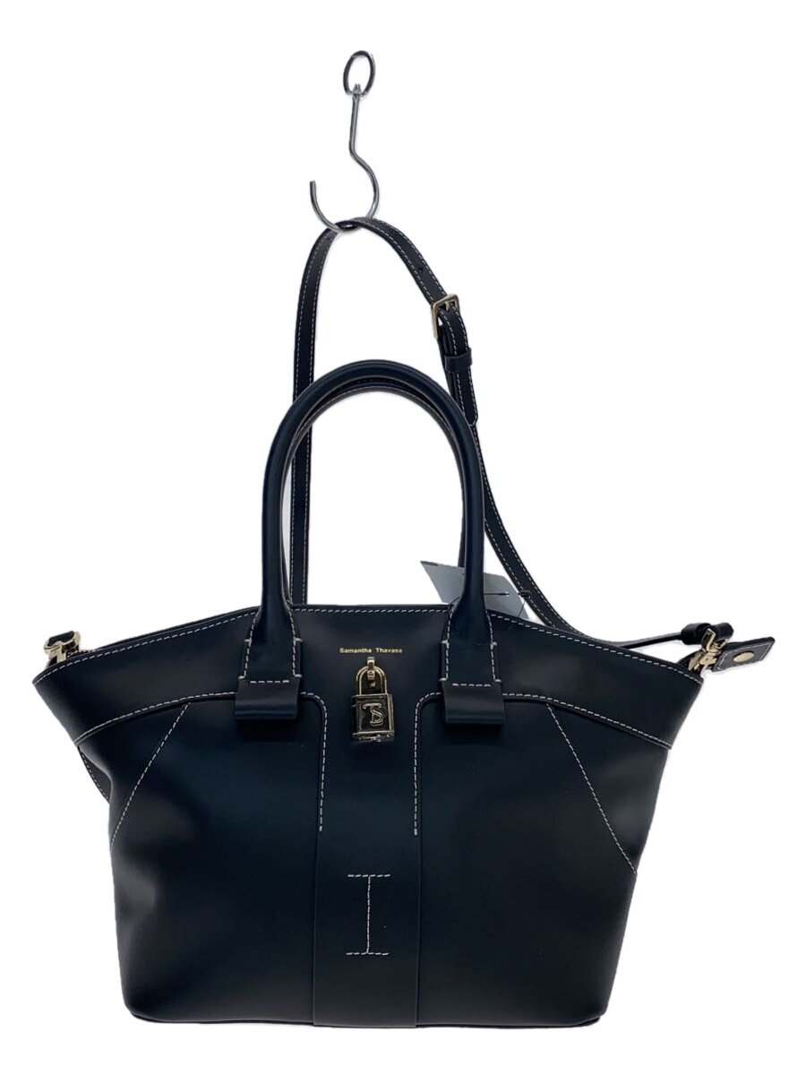 【中古】Samantha Thavasa◆24SS/2way/ハンドバック/牛皮/BLK/SA1720AW79525【御徒面子】