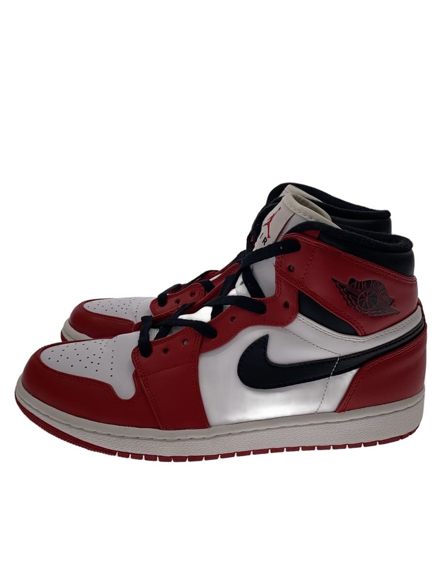 【中古】NIKE◆AIR JORDAN 1 RETRO HIGH/エアジョーダンレトロハイ/白いこと/332550-163/27糎///【シューズ】