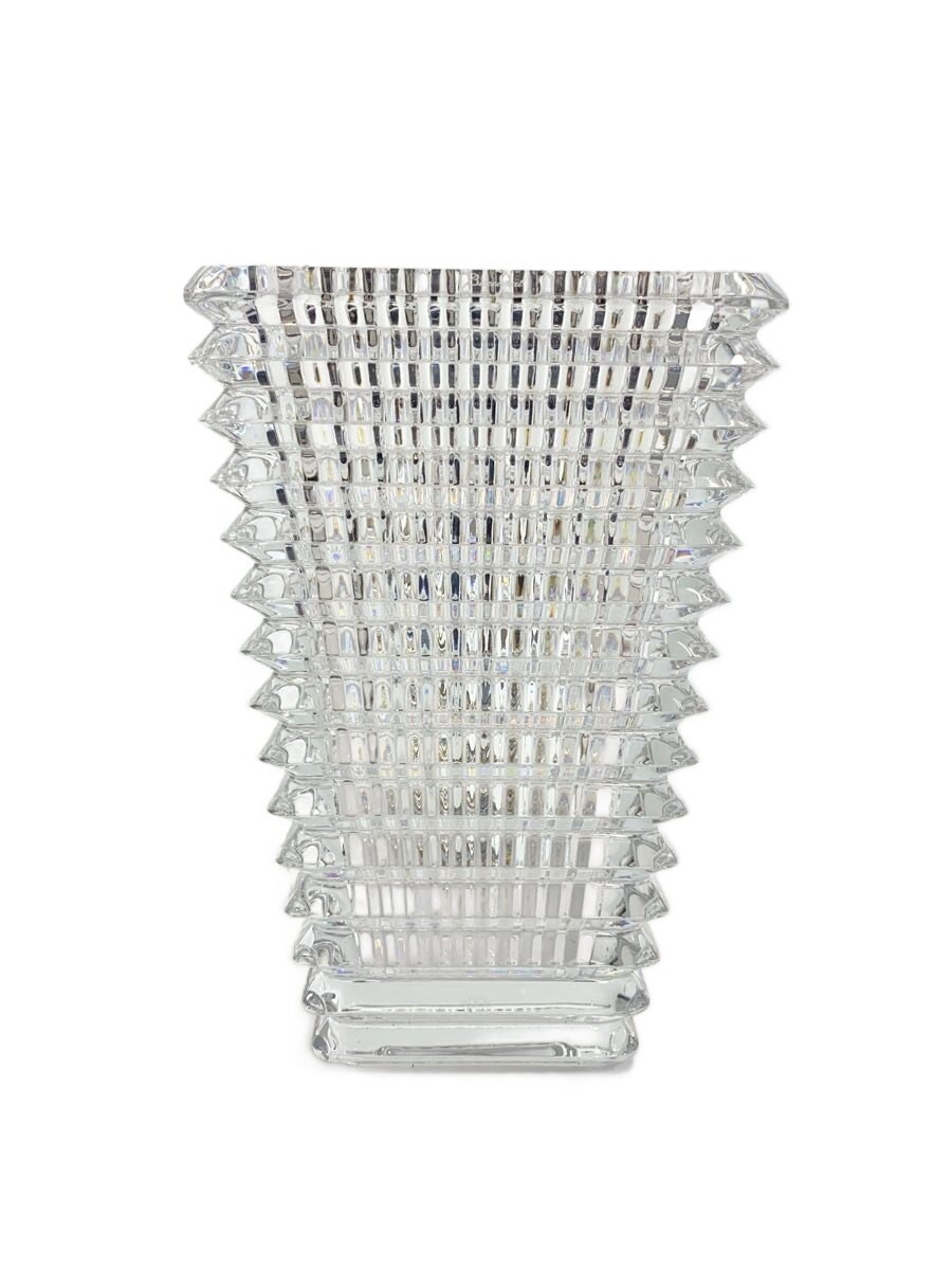 【中古】Baccarat◆花立て/CLR/アイベース/真四角/S/箱付き添い人//【室内装飾小物・日用雑貨】