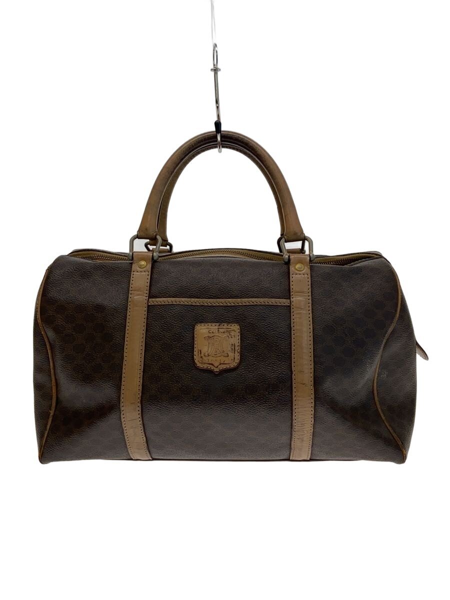 【中古】CELINE◆マカダム柄/ボストンバッグ/--/BRW※状態考慮【バッグ】｜2ｎｄ STREET 店