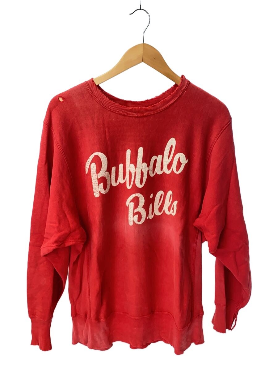 【中古】Champion◆汗水/L/綿織物/RED/刷り上げる/REVERSE WEAVE/70s/青単色引き舟/単色引き舟後【メンズウェア】