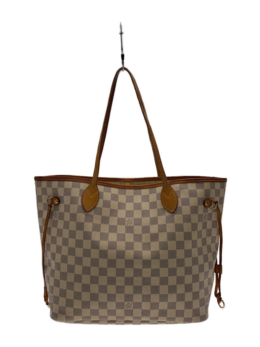 【中古】LOUIS VUITTON◆1)ネヴァーフルMM_ダミエ・アズール_WHT/PVC/WHT//【バッグ】|2nd STREET 店