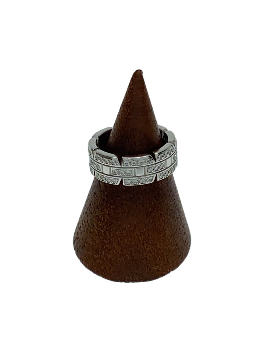 【中古】Cartier◆タンクフランセーズ/金剛石/輪っか/K18WG#46//6号/SLV/レディース【服飾雑貨他】