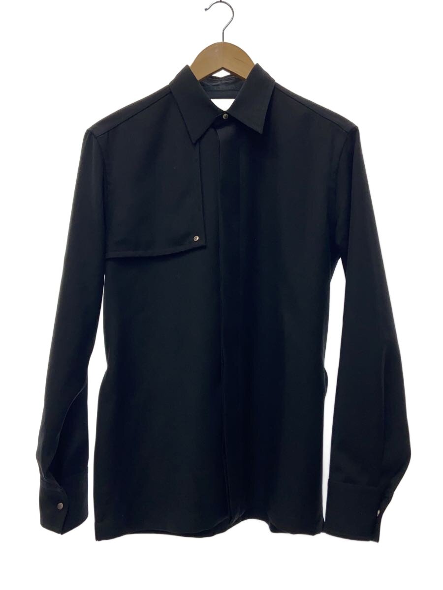【中古】JIL SANDER◆19AW/ベルテッド比翼ボタン長袖シャツ/14.5/ウール/BLK/JSMP742028 MP202300//【メンズウェア】|2nd STREET 店