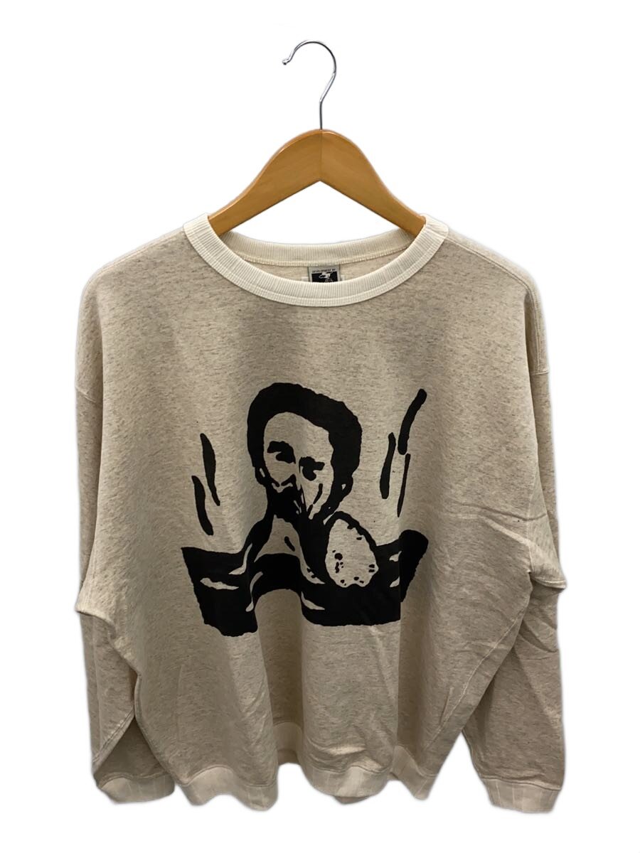 【中古】NOROLL◆On Air/Noroll Crew Sweat/汗水/--/綿織物/CRM/ONROLL21AW-SW01//【メンズウェア】
