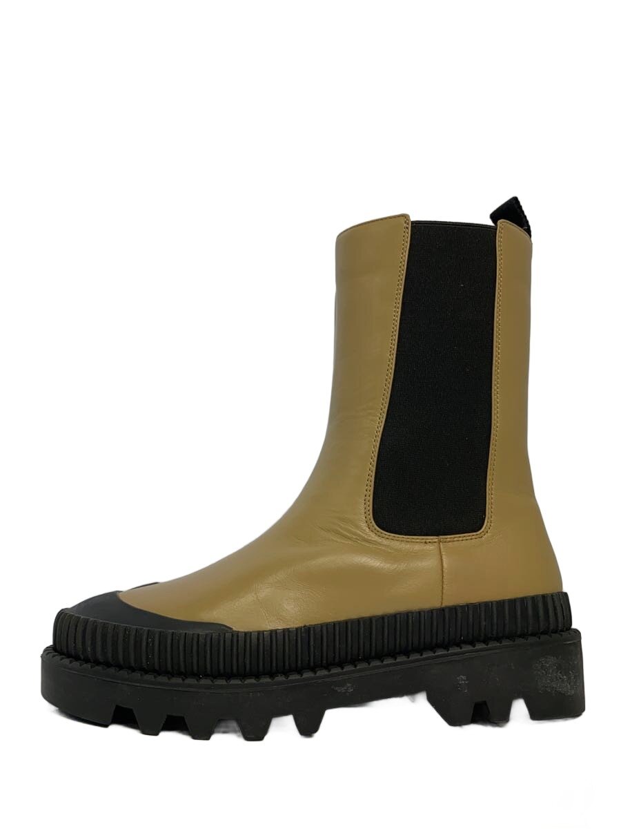 【中古】UNITED ARROWS◆ブーツ/37/BEG/1731-699-8172【シューズ】