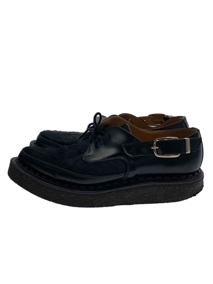 【中古】COMME des GARCONS HOMME PLUS◆お召しものシューズ/UK9/ハラコ/BLK/15212/心魂減り/? NULL ?【シューズ】