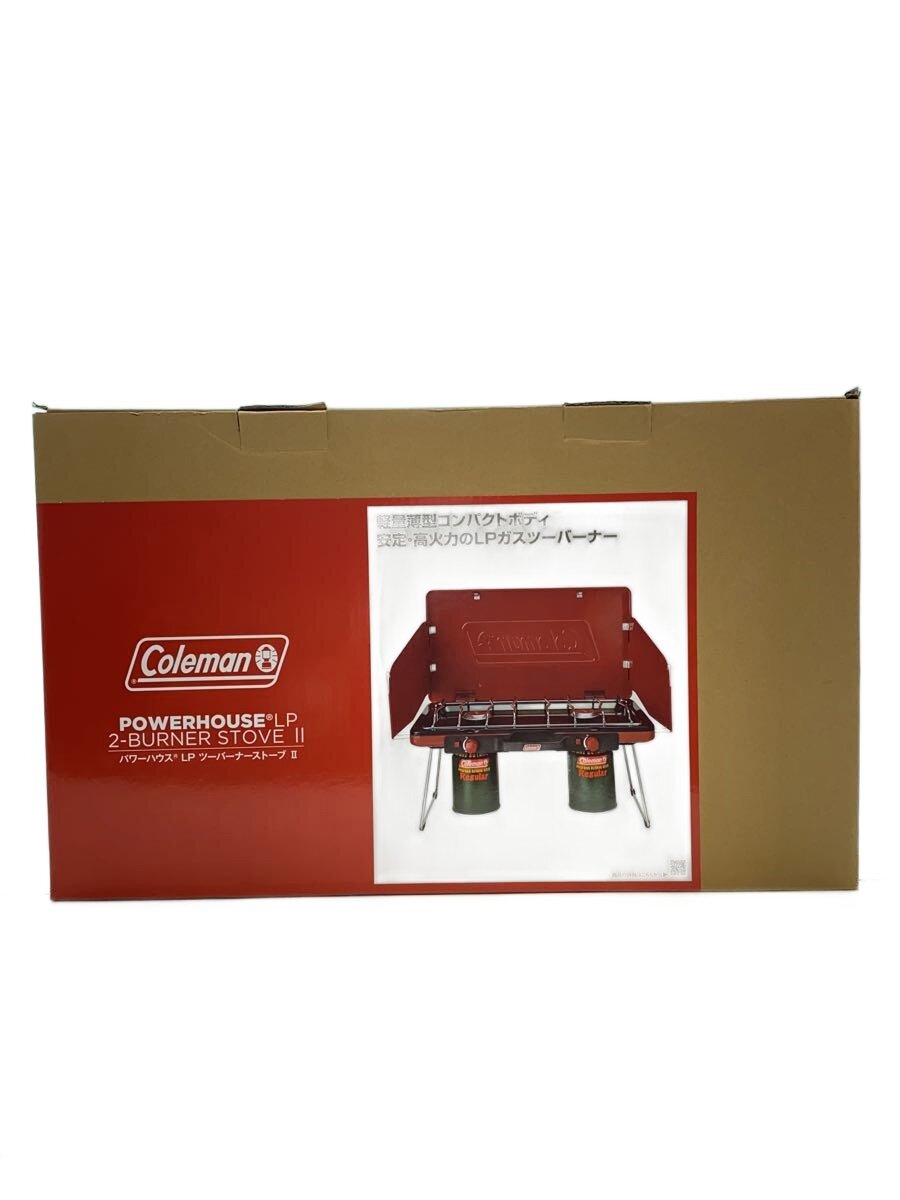 【中古】Coleman◆バーナー パワーハウス LP ツーバーナーストーブ II 2000021950 [レッド]/ガス/ツーバー【スポーツ】