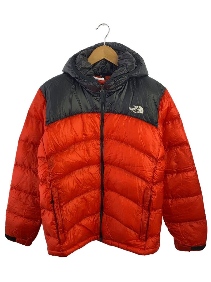 【中古】THE NORTH FACE◆DOWN HOODIE/L/ナイロン/RED/ND91701R【メンズウェア】｜2ｎｄ STREET 店