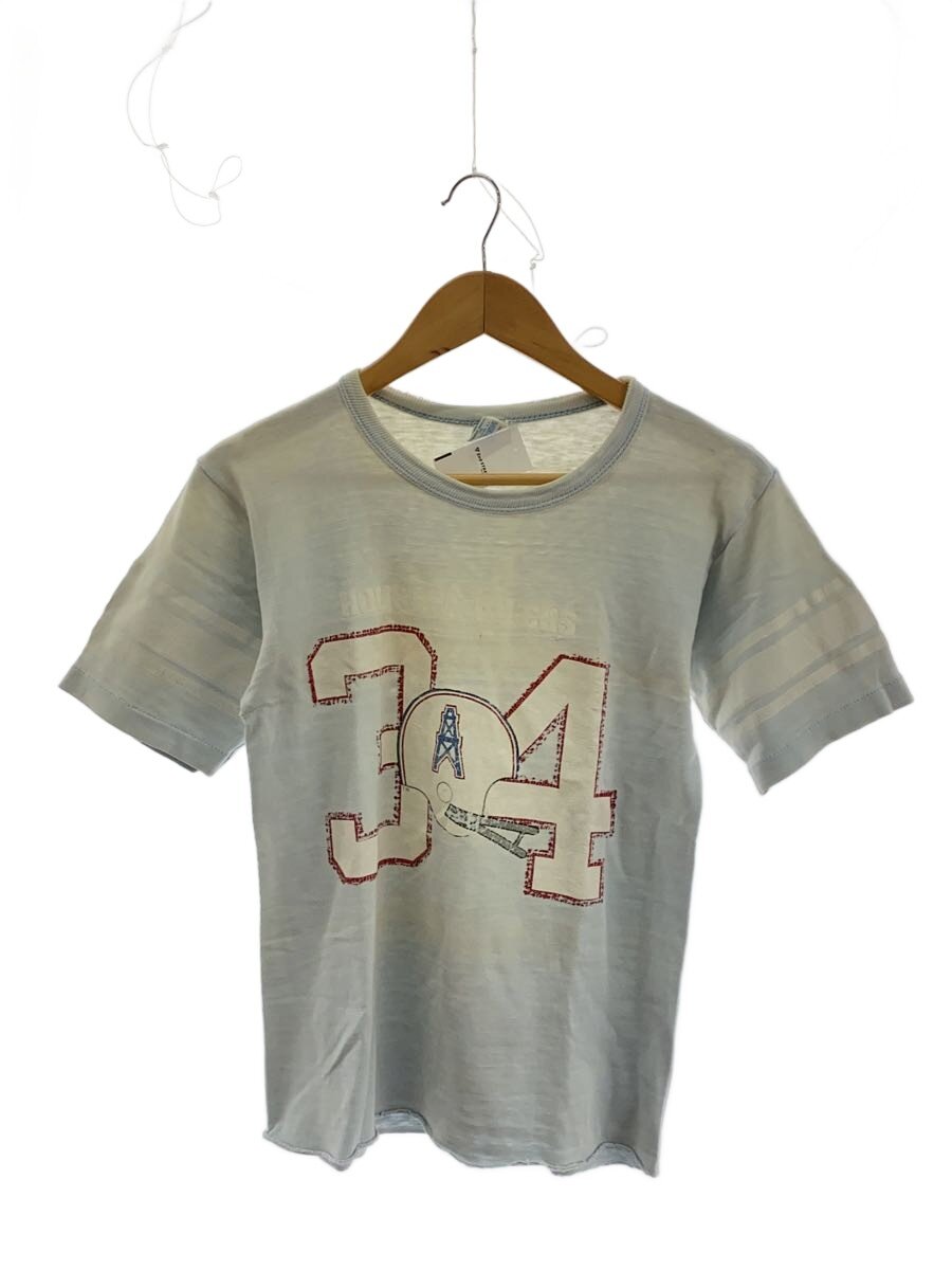 【中古】Champion◆70s～80s/プルオーバー/M/綿織物/BLU/赤ちょうちん引き舟/VINTAGE【メンズウェア】