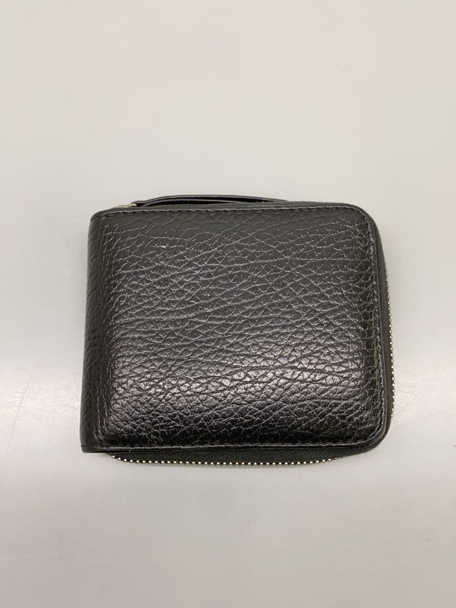 【中古】Maison Margiela◆2つ折り金入れ/なめし革/BLK/メンズ/S56UI0111//【服飾雑貨他】