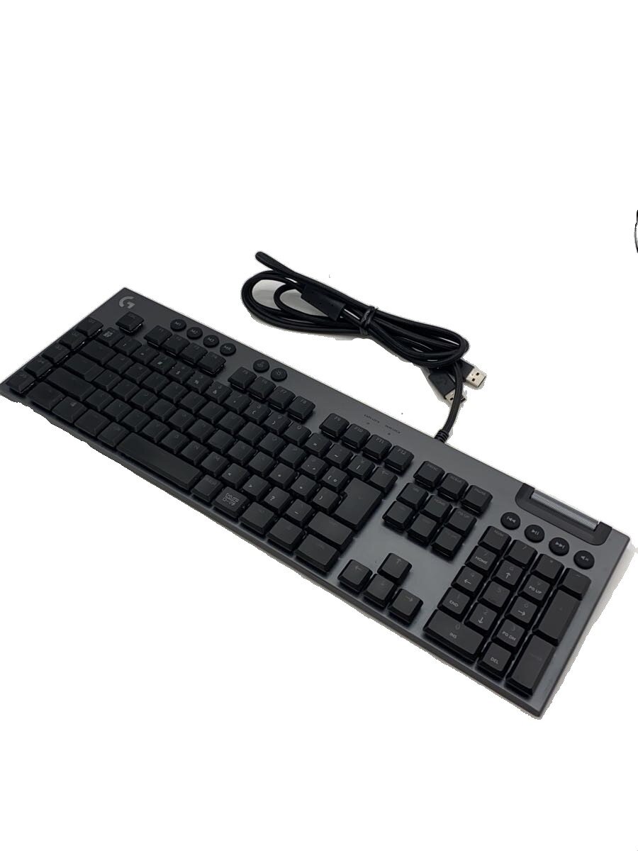 【中古】Logicool◆G813 LIGHTSYNC RGB Mechanical Gaming Keyboards-Clicky 黒いこと【マイコン】