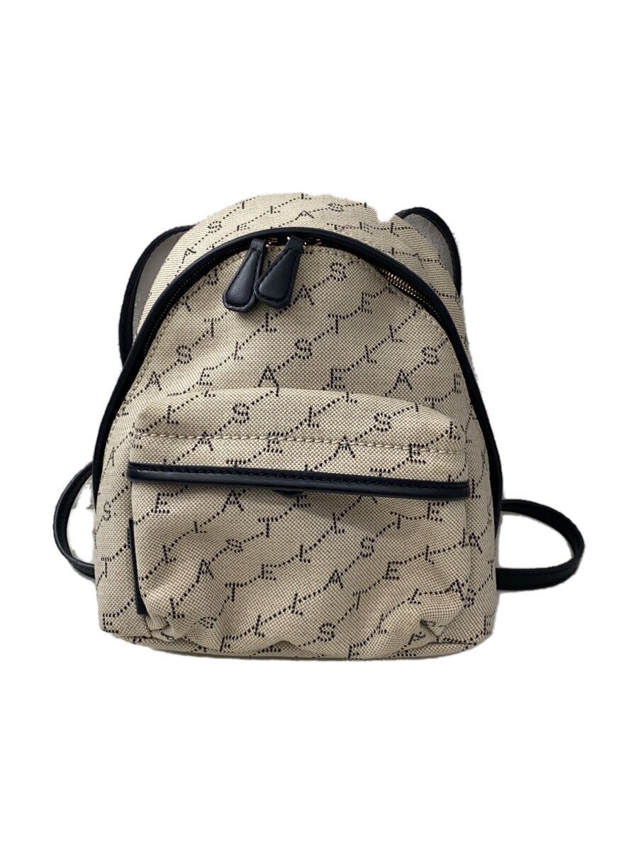 【中古】STELLAMcCARTNEY◆背嚢/帆布/BEG/総柄/557914 W8437【御徒面子】