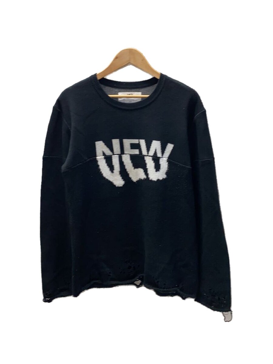 【中古】amok◆アモク/ニット・セーター(厚手)/M/コットン/BLK【メンズウェア】|2nd STREET 店