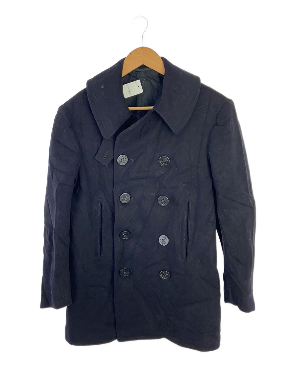【中古】U.S.NAVY◆ピーコート/40-50s/--/毛糸/NVY/10名取り草/木名取り草/※左いの一番手抜かり【メンズウェア】