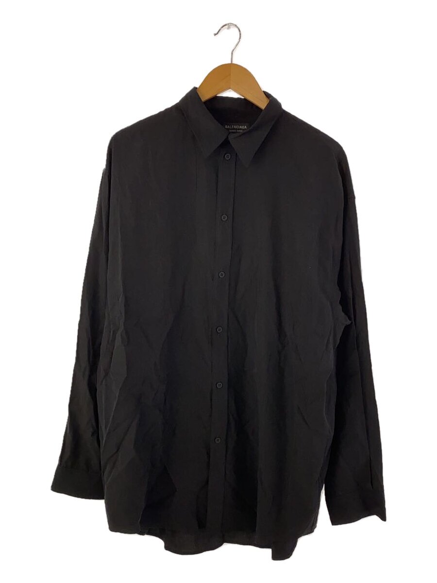 【中古】BALENCIAGA◆長袖プルオーバー/XXS/--/BLK/809007 TR037//【メンズウェア】